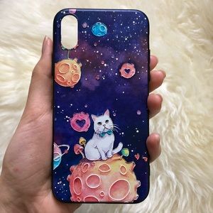 🆕 3D Kitty iPhone X case with package